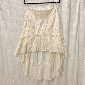 Free People High-Lo Boho Skirt